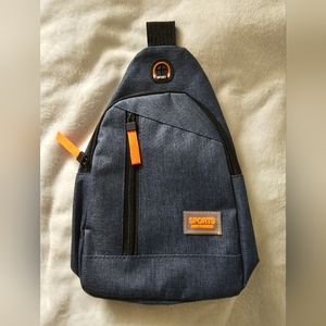 Cross body backpack.